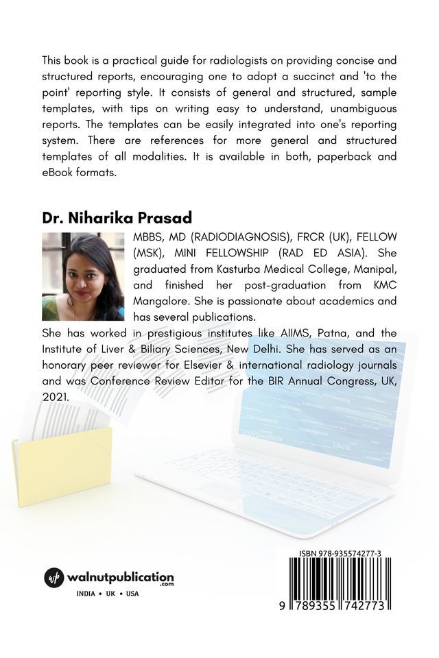 The Radiology Report: Evolving Trends back cover view