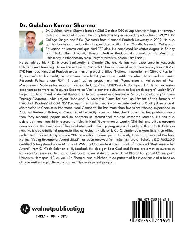 Agro-Technologies For Climatic Resilient Agriculture back cover view