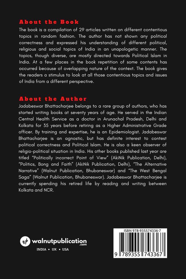 Political Islam and India back cover view