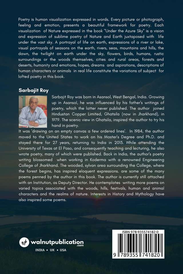 Under the Azure Sky back cover view